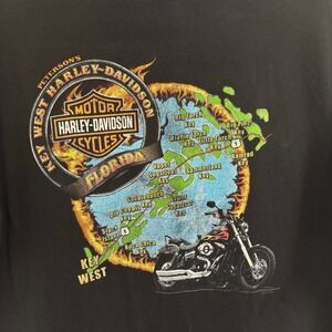 Harley-Davidson Key West Florida Peterson's Conch Republic Graphic T-Shirt XL